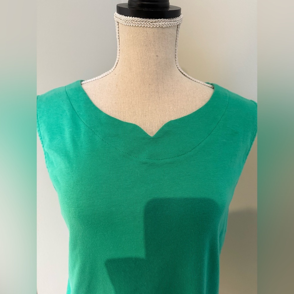 Karen Scott Green Sleeveless Top – XL - Picture 2 of 4